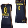 Taylor Mikesell Jersey #8 Indiana Fever 2023 WNBA Draft Jersey Explorer Edition Navy