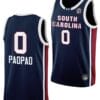 Te Hina Paopao Jersey #0 South Carolina Gamecocks College Basketball Away Black