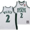 Tyson Walker Jersey #2 Michigan State Spartans 125th Basketball Anniversary 1999 Throwback White