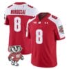 Tanner Mordecai Jersey #8 Wisconsin Badgers Vapor Limited College Football Red Alternate