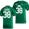 TJ Carrie Jersey #38 Ohio Bobcats College Football Uniform Green