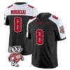 Tanner Mordecai Jersey #8 Wisconsin Badgers Vapor Limited College Football Black Alternate