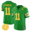 Troy Franklin Jersey #11 Oregon Ducks Honor Spencer Webb Patch Football Green