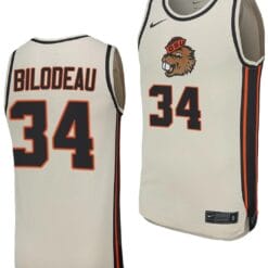 Tyler Bilodeau Jersey #34 Oregon State Beavers College Basketball Replica uniform White
