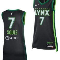 Taylor Soule Jersey #7 Minnesota Lynx 2023 WNBA Draft Rebel Edition Purple