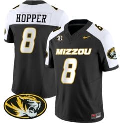 Ty Ron Hopper Jersey #8 Missouri Tigers Vapor Limited College Football Stitched Black Alternate