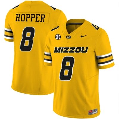 Ty Ron Hopper Jersey #8 Missouri Tigers Vapor Limited College Football Stitched Gold