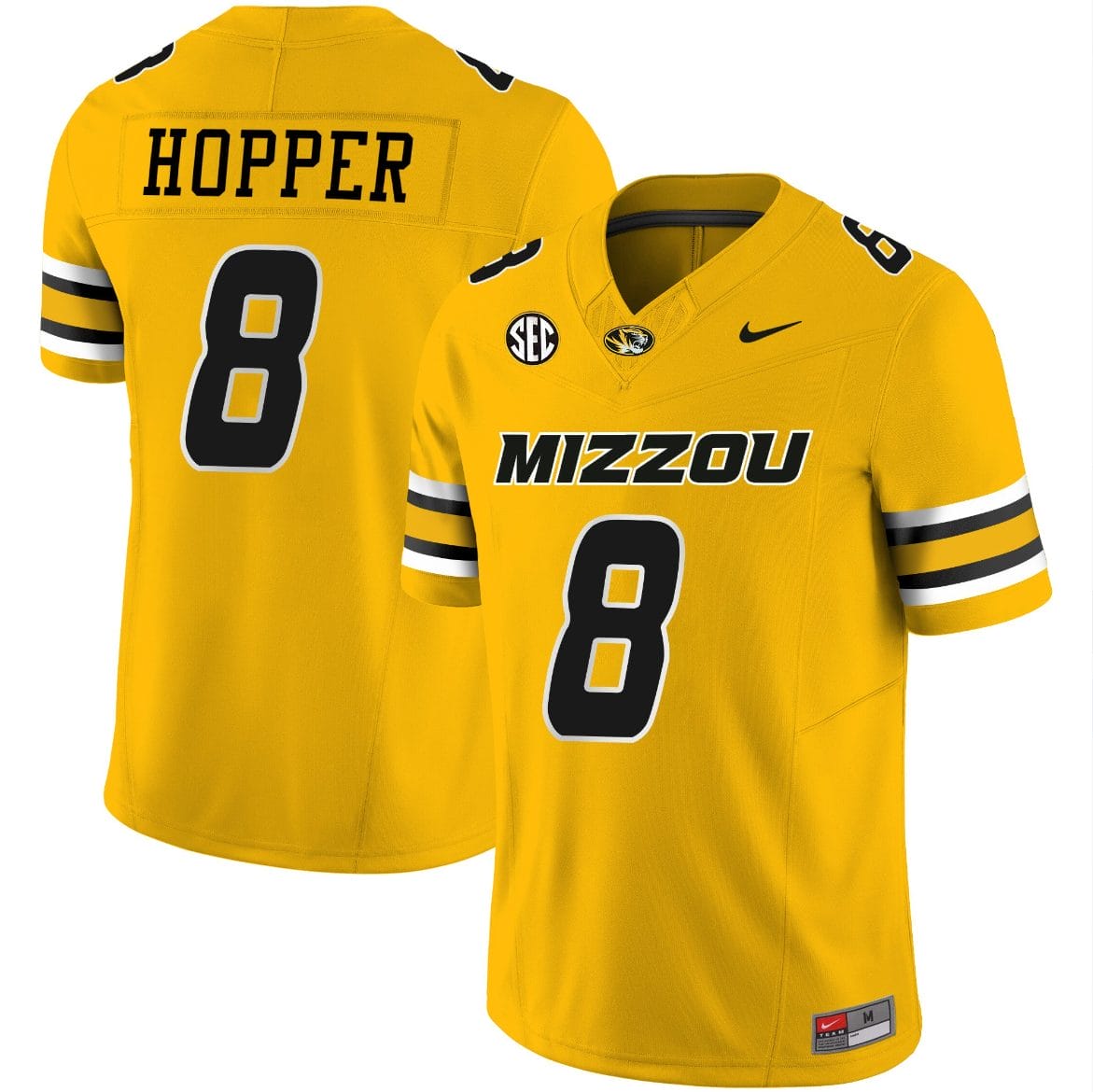 Ty Ron Hopper Jersey #8 Missouri Tigers Vapor Limited College Football Stitched Gold