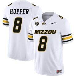 Ty Ron Hopper Jersey #8 Missouri Tigers Vapor Limited College Football Stitched White