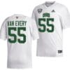 Vance Van Every Jersey #55 Ohio Bobcats College Football Uniform White