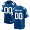 Indiana Nights Indianapolis Colts Custom Name and Number Royal Game Jersey