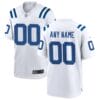 Indiana Nights Indianapolis Colts Custom Name and Number White Game Jersey