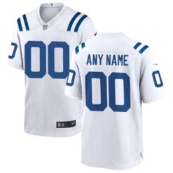 Indiana Nights Indianapolis Colts Custom Name and Number White Game Jersey