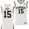 Zach Edey Jersey #15 Purdue Boilermakers NIL College Basketball Lightweight White