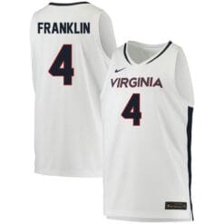 Armaan Franklin Jersey #4 Virginia Cavaliers College Basketball Stitched White