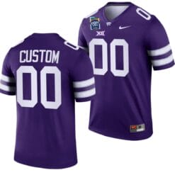 Custom Kansas State Jersey Name and Number 2023 Pop-Tarts Bowl Football Purple