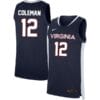 Chase Coleman Jersey #12 Virginia Cavaliers College Basketball Stitched Navy