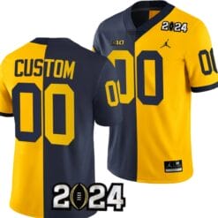 Custom Michigan Wolverines Jersey Name and Number 2024 Football National Championship Playoff Mazie