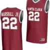 Carlos Marshall Jr Jersey #22 Santa Clara Broncos Basketball NIL Lightweight Maroon
