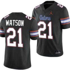 Desmond Watson Jersey #21 Florida Gators Alternate College Football 2023-24 Black