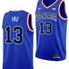 Graham Ike Jersey #13 Gonzaga Bulldogs Throwback Basketball uniform 2023-24 Blue