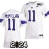 Jalen McMillan Jersey #11 Washington Huskies 2024 College Football Playoff National Championship White