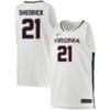 Kadin Shedrick Jersey #21 Virginia Cavaliers College Basketball Stitched White
