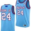 KJ Adams Jr Jersey #24 Kansas Jayhawks Basketball DRIP Alternate 2023-24 Baby Blue