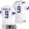 Michael Penix Jr Jersey #9 Washington Huskies 2024 College Football Playoff National Championship White