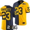 Michael Barrett Jersey #23 Michigan Wolverines 2024 Football National Championship Playoff Mazie