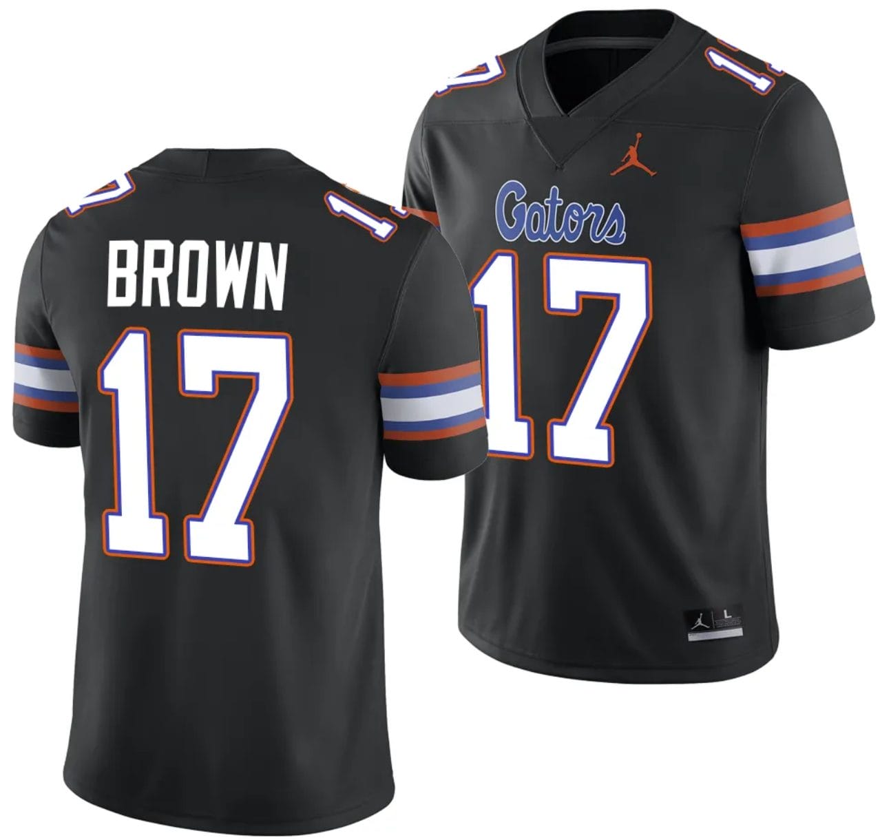 Max Brown Jersey #17 Florida Gators Alternate College Football 2023-24 Black