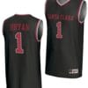Tyeree Bryan Jersey #1 Santa Clara Broncos Basketball NIL Lightweight Black