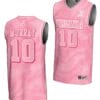 Taine Murray Jersey #10 Virginia Cavaliers College Basketball Lightweight Pink