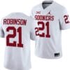 Xavier Robinson Jersey #21 Oklahoma Sooners 2024 College Football White