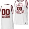 Custom South Carolina Jersey Name and Number Basketball Throwback Replica White