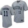 Emilio Corona Jersey #11 Arizona Wildcats Replica Baseball Full-Button Gray