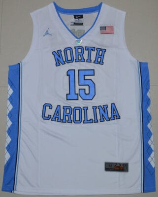 Vince Carter Jersey #15 North Carolina Tar Heels NCAA Basketball White