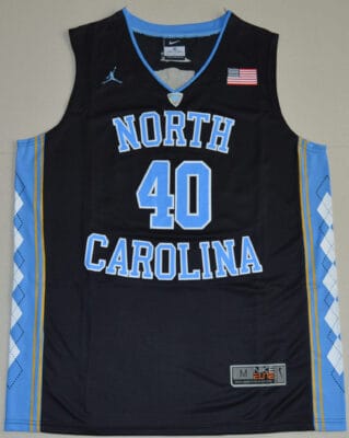 Harrison Barnes Jersey #40 North Carolina Tar Heels NCAA Basketball Black