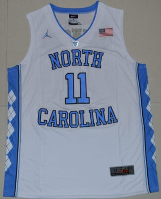 Brice Johnson Jersey #11 North Carolina Tar Heels NCAA Basketball White