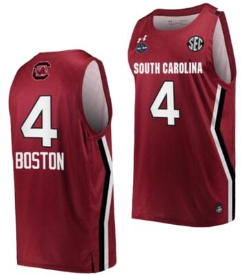 Aliyah Boston Jersey #4 South Carolina Gamecocks College Basketball 2022 March Madness Final Four Wine