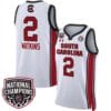 Ashlyn Watkins Jersey #2 South Carolina Gamecocks Basketball 2024 National Champions All Stitched White