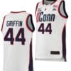 Aubrey Griffin Jersey #44 UConn Huskies College Basketball White Replica