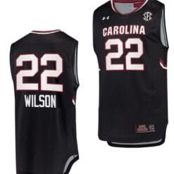 A'ja Wilson Jersey #22 South Carolina Gamecocks Jersey College Basketball Black