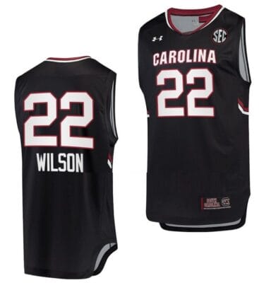 A'ja Wilson Jersey #22 South Carolina Gamecocks Jersey College Basketball Black