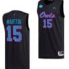 Alijah Martin Jersey #15 FAU Owls College Basketball 2023 NCAA March Madness Black