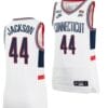 Andre Jackson Jersey UConn Huskies College Basketball Alumni White #44