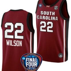 A'ja Wilson Jersey #22 South Carolina Gamecocks Basketball 2024 NCAA March Madness Final Four Garnet