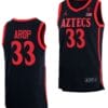 Aguek Arop Jersey #33 San Diego State Aztecs College Basketball Black