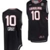 Allisha Gray Jersey #10 South Carolina Gamecocks Jersey College Basketball Black