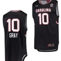 Allisha Gray Jersey #10 South Carolina Gamecocks Jersey College Basketball Black